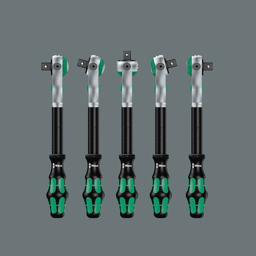 Wera 05003533001 Metric 1/4″ Drive Zyklop Speed Ratchet Set 42-Pieces