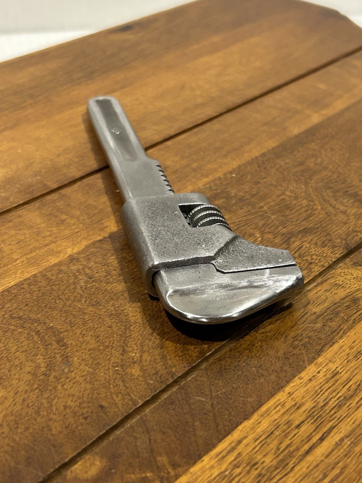 Vintage Herbrand 7” Adjustable Auto Pipe Monkey Wrench & Ball Peen Pein Hammer