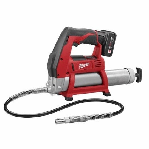 Milwaukee 2446-21XC M12 Cordless Lithium-Ion Grease Gun Kit, 8000 PSI Max