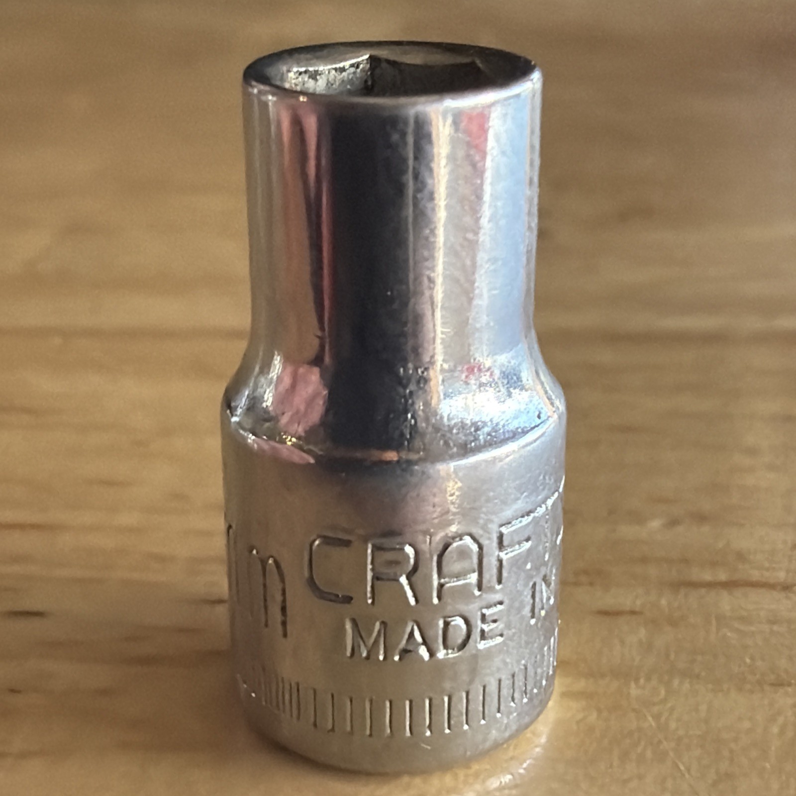Craftsman 6mm Shallow Socket 1/4″ Drive 6 Point V Series 43502 Made in USA
