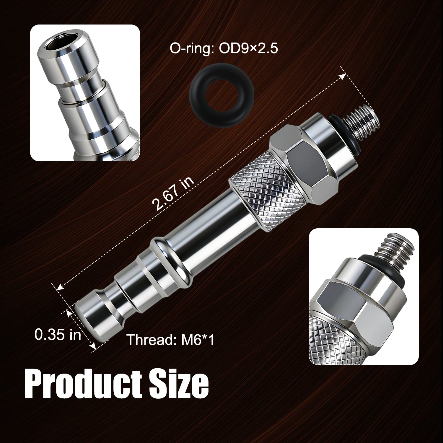 Heavy Duty 304 SS ATF Fill Adapter for 2015-2020 Chevrolet Tahoe Suburban