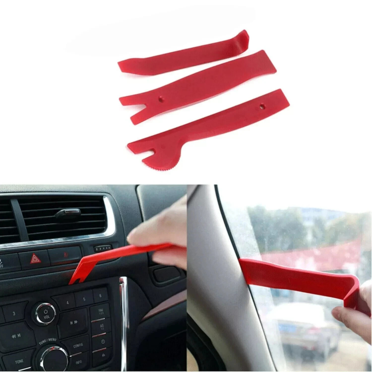 13pcs Plastic Trim Removal Pry Tool Set for Car Radio Panel Door Dash Clip Kit