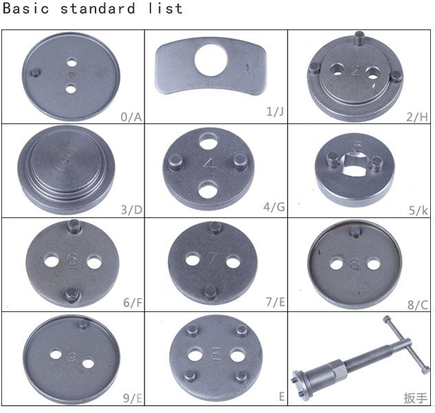 12PC CAR WHEEL CYLINDER DISC BRAKE PAD CALIPER PISTON REWIND TOOL