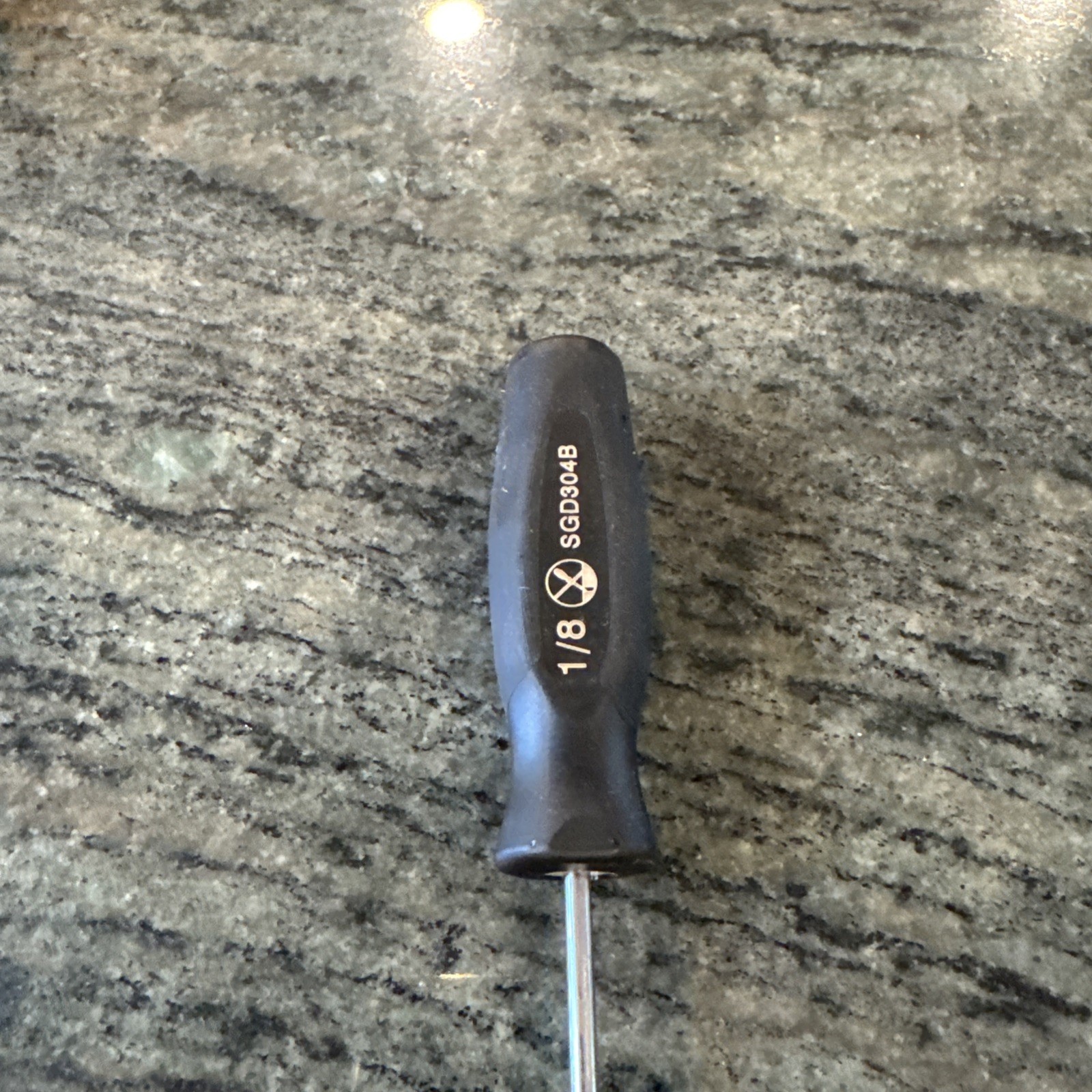 Snap On sgd304b flat tip soft grip mini tip screwdriver black new