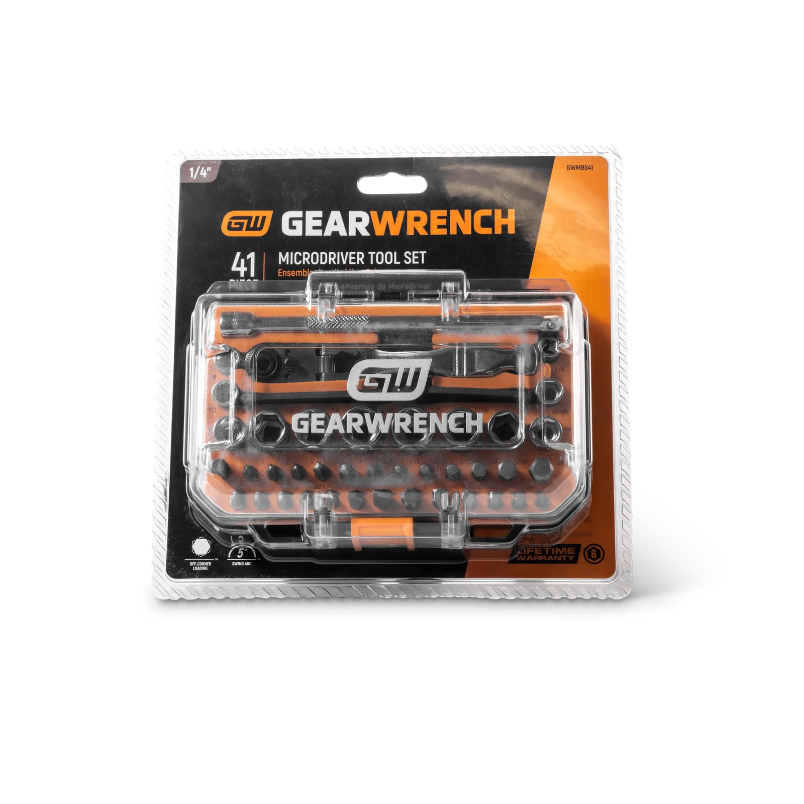 GEARWRENCH 41 Piece 1/4″ Drive Ratchet MicroDriver Set | 41 count (Pack of 1)