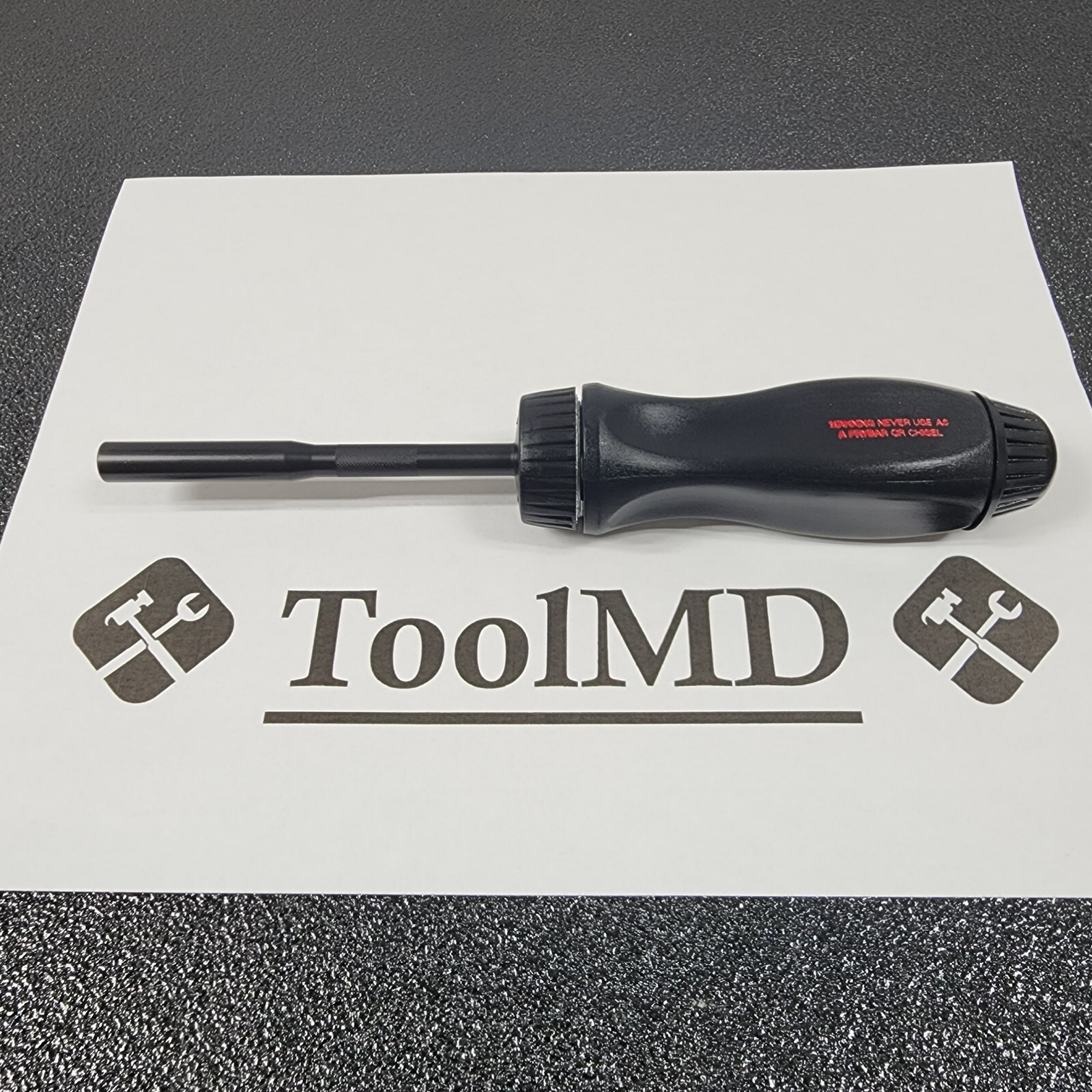 Snap-on Tools USA NOS BLACK 70TH ANNIVERSARY Ratcheting Screwdriver SSDMR4A