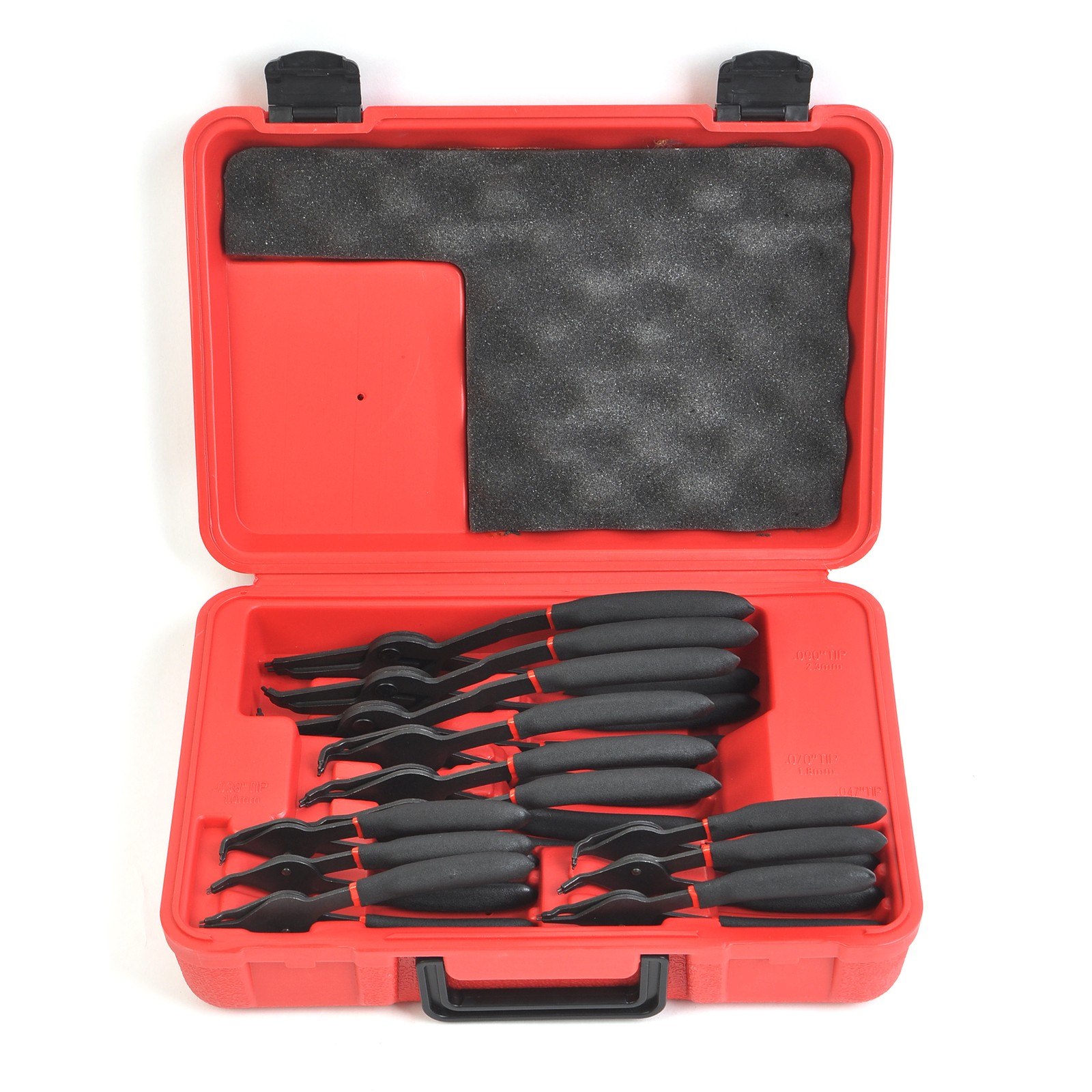 Snap Ring Pliers set Fixed Tip Multi Purpos Pliers 0.038in 0.047in 0.07in 0.09in