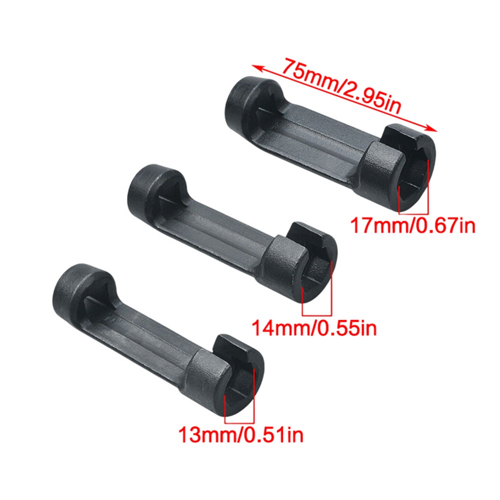 6pc Exhaust Gas Temperature EGT DPF Sensor Socket Removal Tool Set 13, 14, 17mm