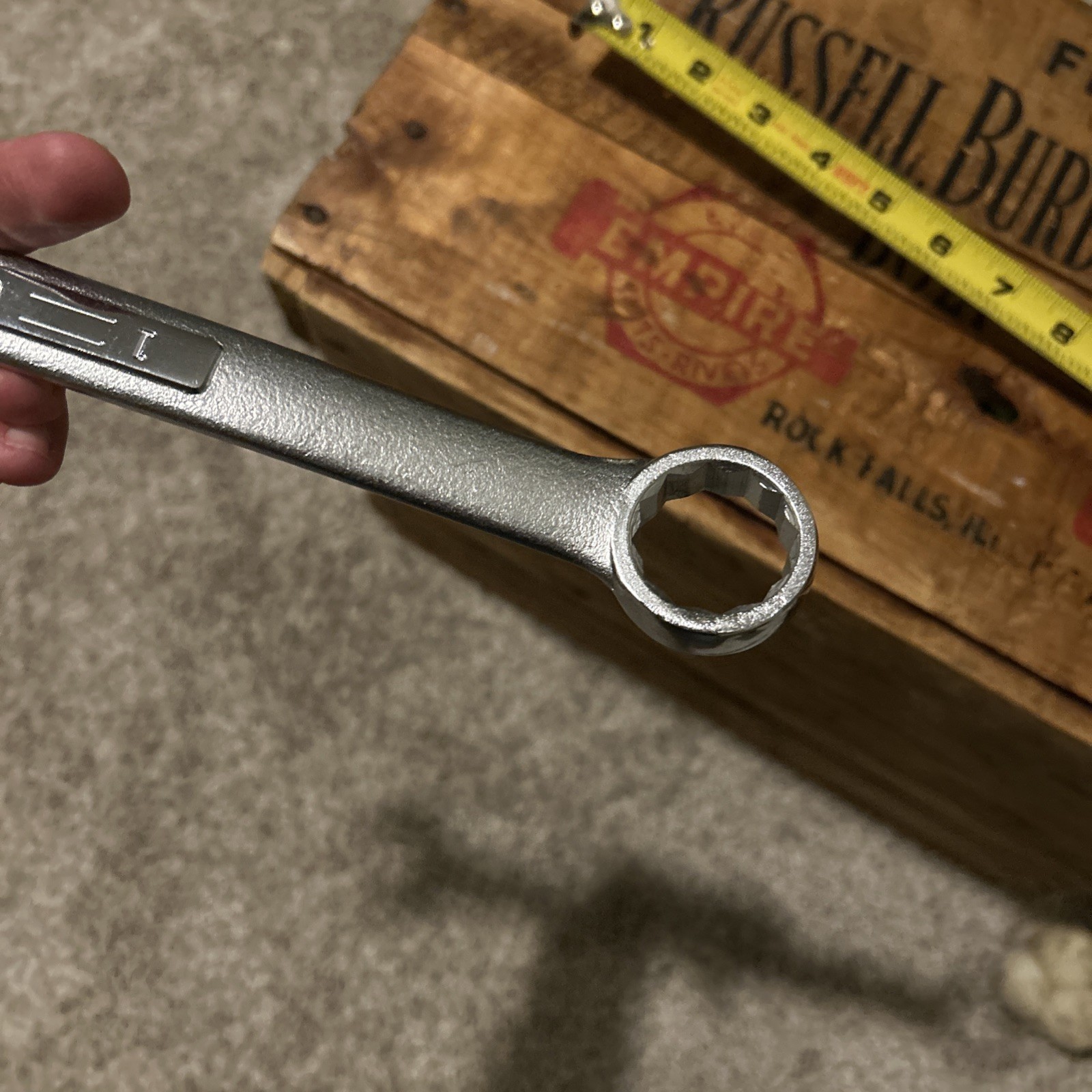 Craftsman Tools USA – 1” 12 Point Combination Wrench -V- Series 44705 Vintage