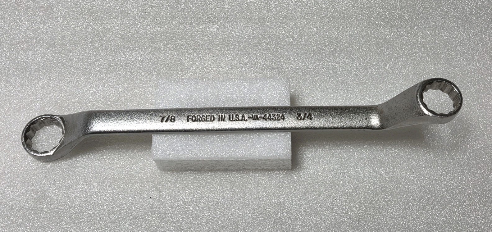 Craftsman VA 44324 Off Set Box End Wrench 3/4″ & 7/8″ VA44324 USA