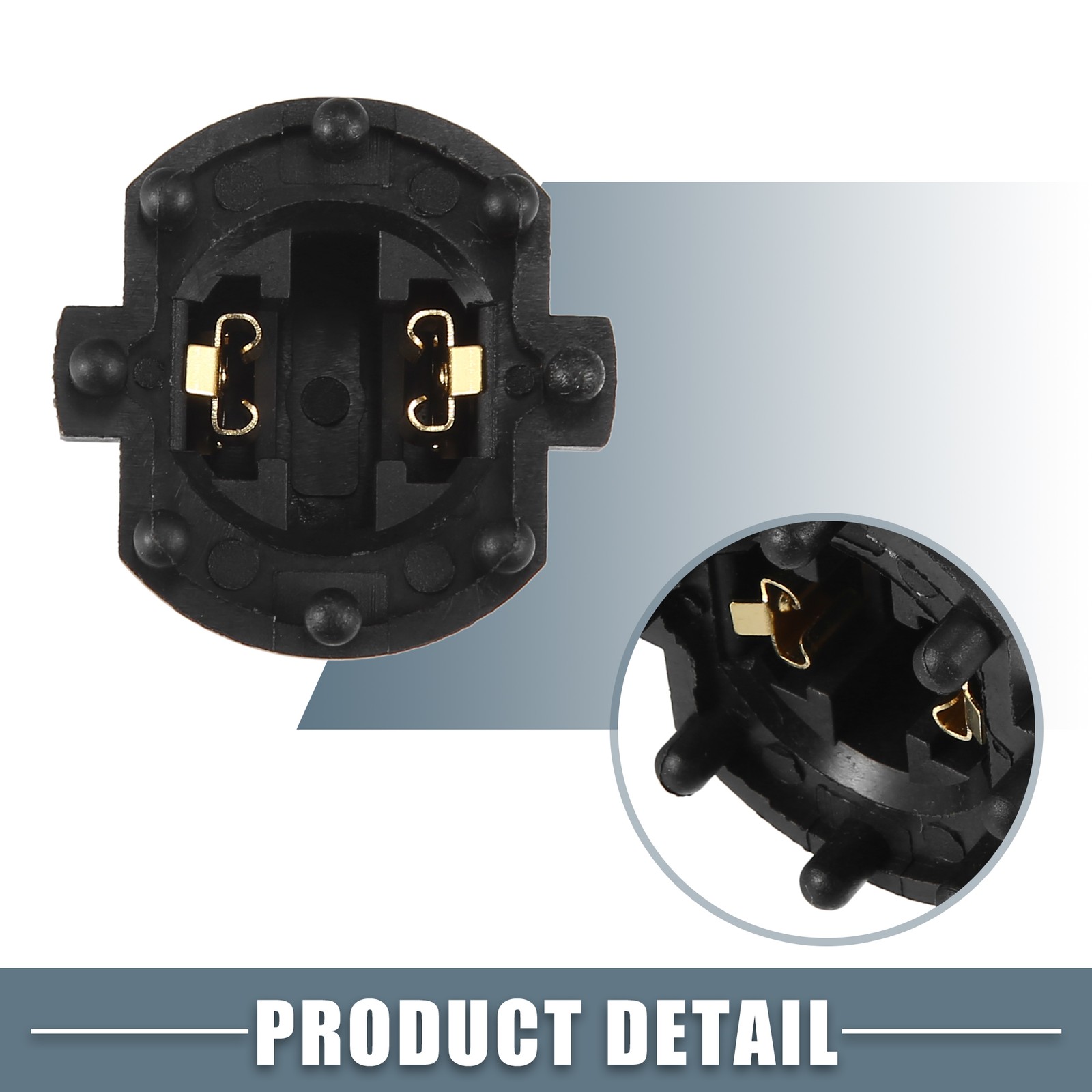 Car Headlight Bulb Socket Adapter B28V-51-0A3 for Mazda 3 2004-2009 (Set of 2)