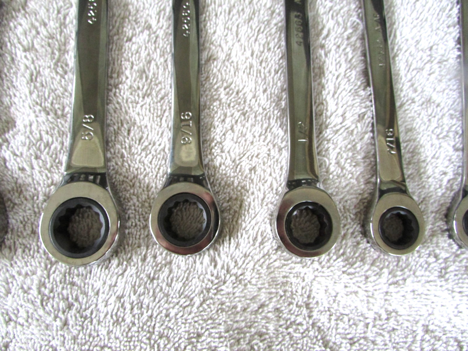 Craftsman 14 pc Wrench Set ~7 A-AE SAE~ 7 A-AF Metric Polished Chrome Ratcheting