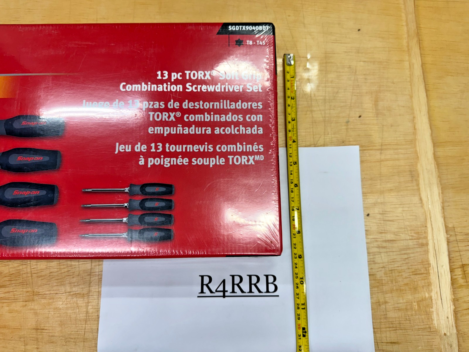 Snap-on Tools NEW 13pc DARK TITANIUM T8 – T45 TORX Screwdriver Set SGDTX9040BDT