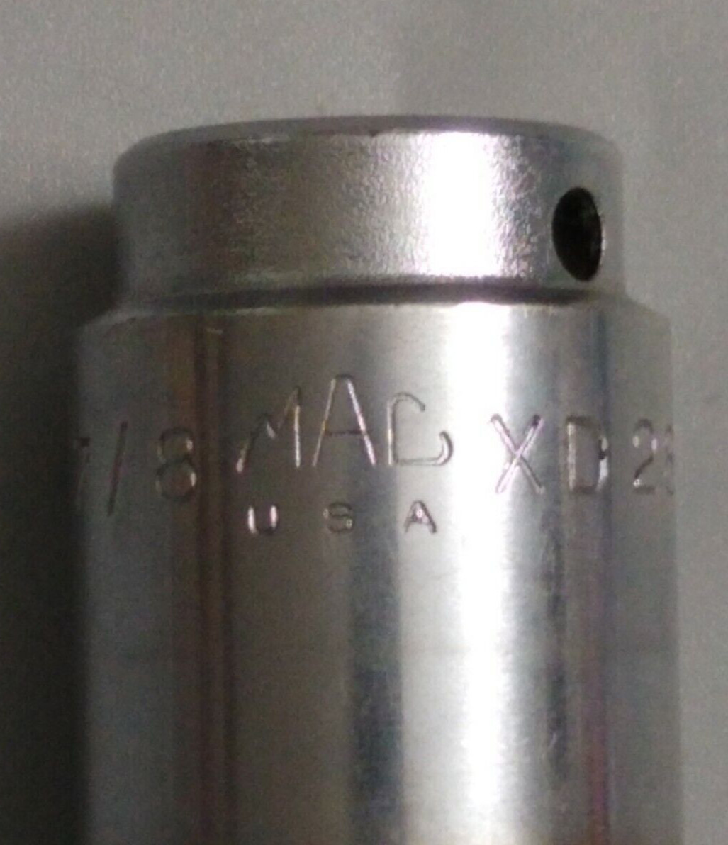 MAC TOOLS XD286, 3/8″ Drive, 7/8″ Socket, 2.7″ Deep, 6 Point.