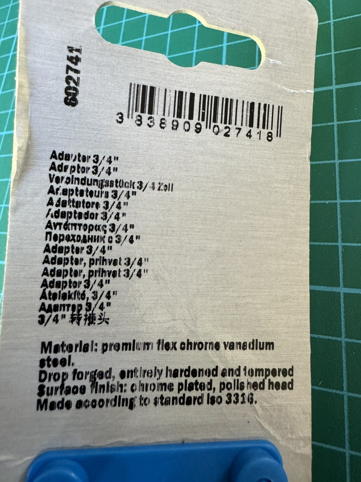 3/4″ Drive Female to 1/2″ Male UNIOR Socket Adapter. Brand New. Free Shipping.