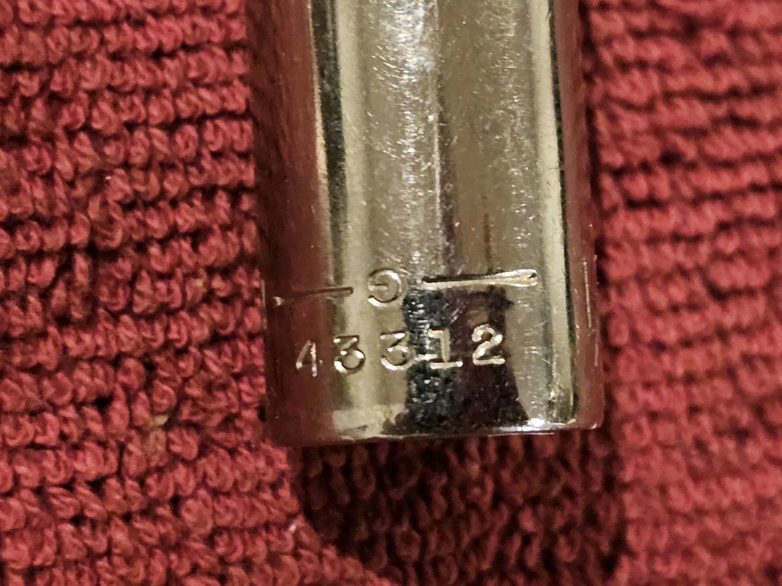 Craftsman 1/2″ Deep Socket 43312 Inverted G 3/8″ Dr. 12 Pt., USA