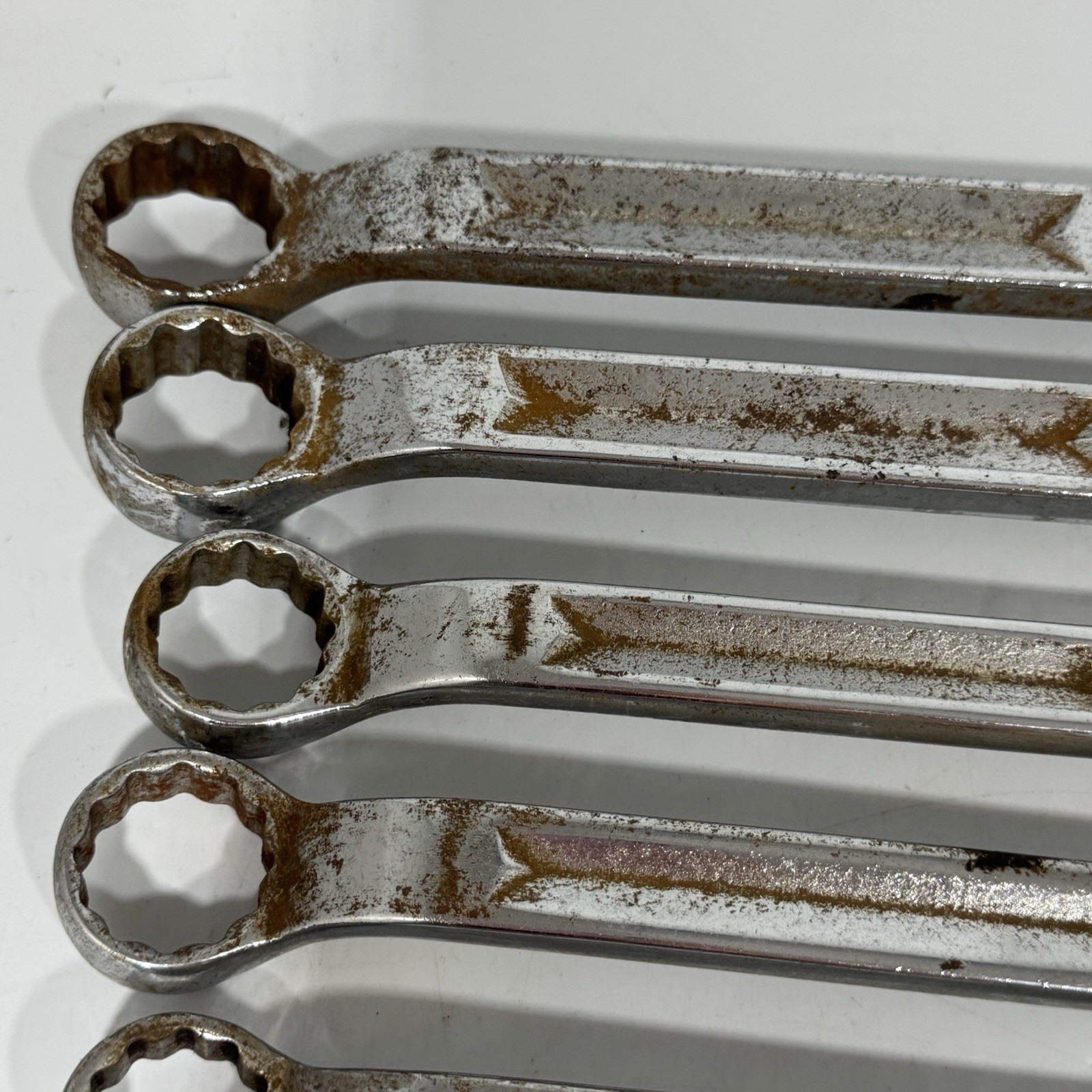 Snap-on Tools XV Series 12-Point SAE Offset Box Wrench Set 7 Pieces