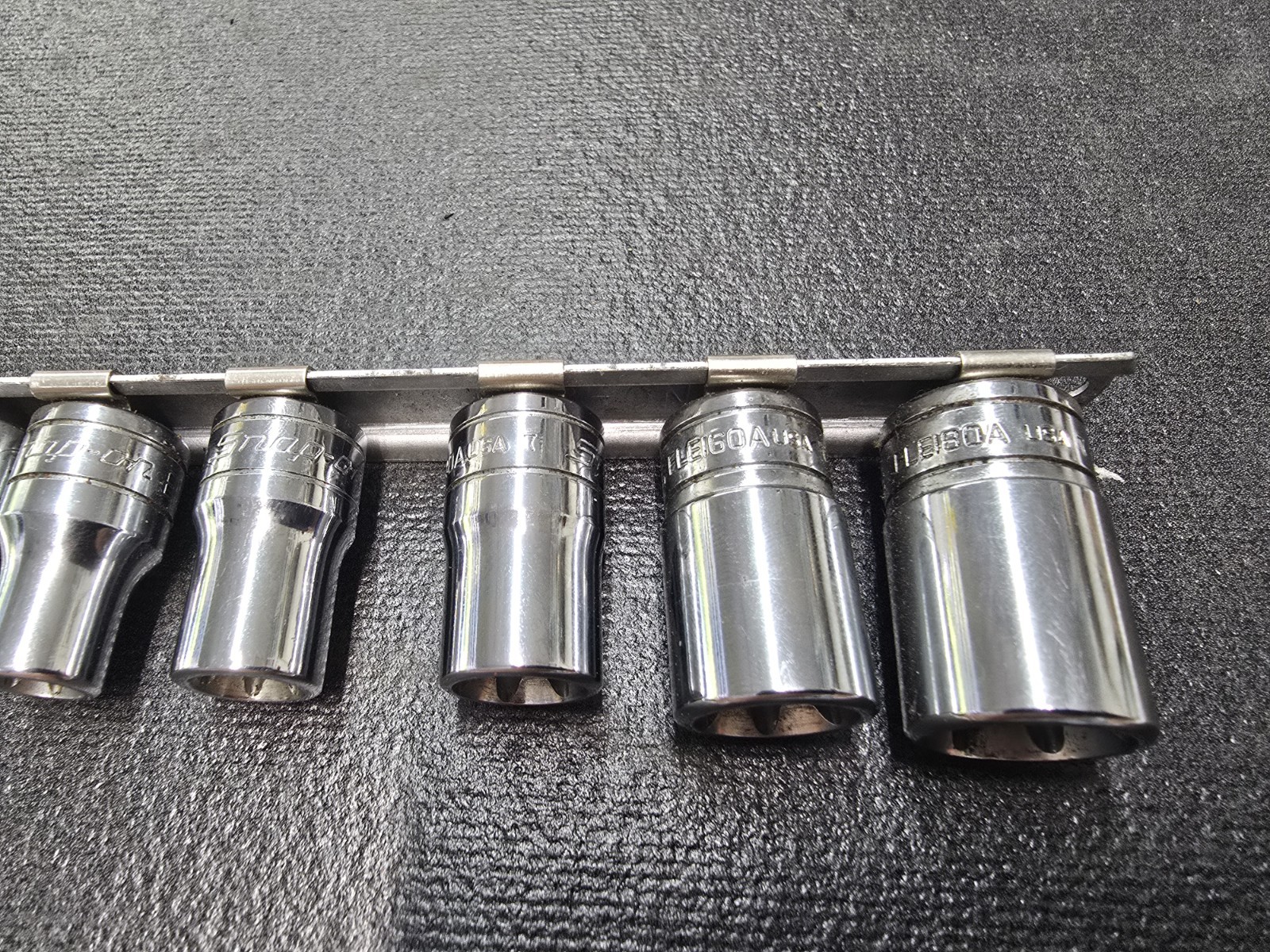 10 Peice 3/8 drive Torx Snap On Socket Set E4-E18