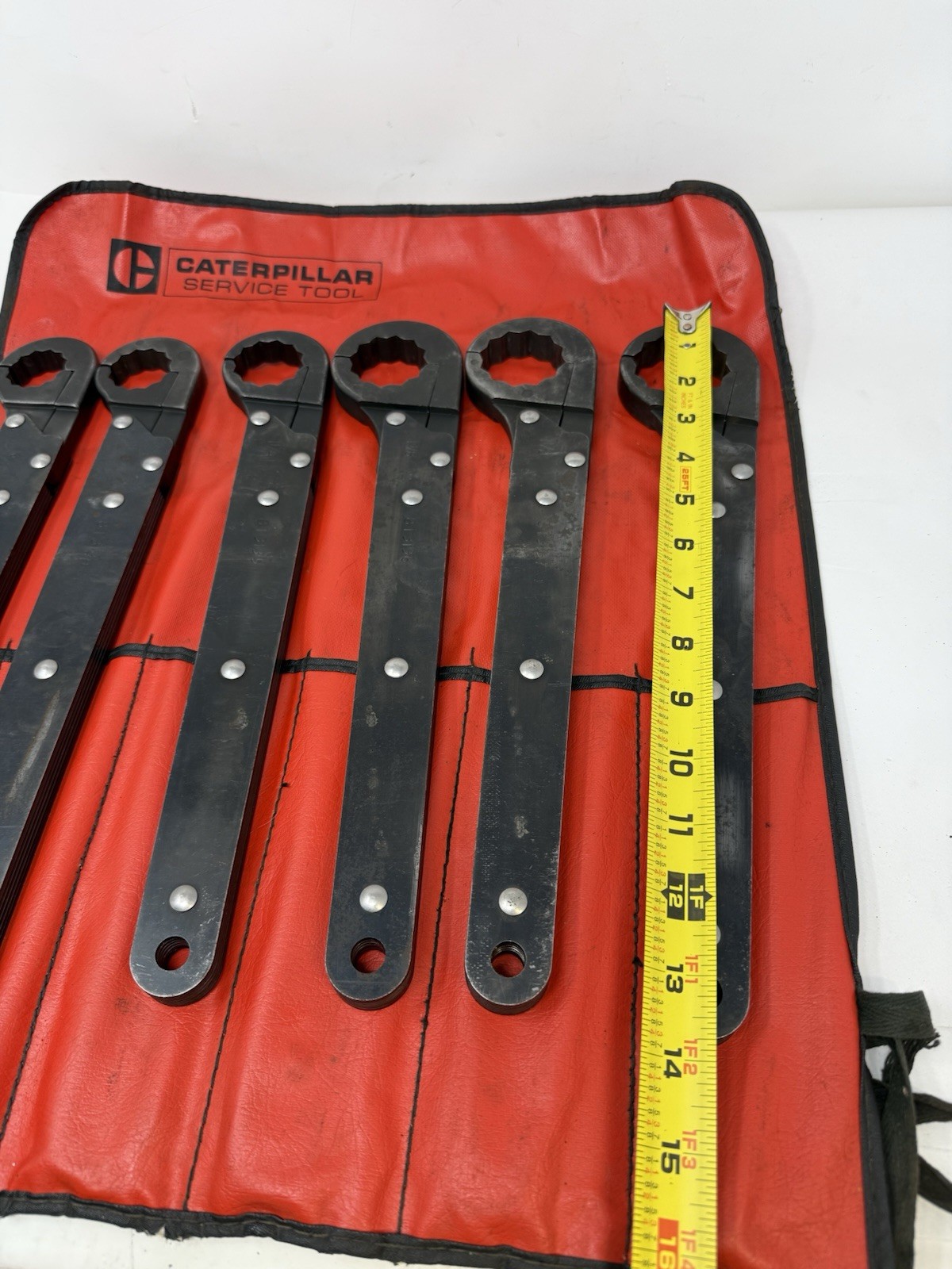 Caterpillar Service Tool Large Ratcheting Flare Nut Wrench Set 8T3227 AS IS*