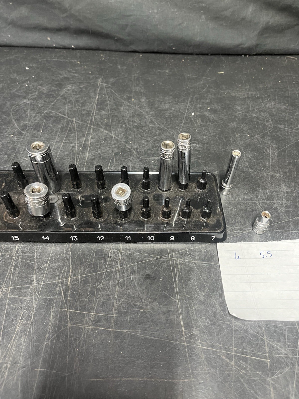 SK Tools 2 Incomplete 1/4” Drive Socket Sets W/ Ratchets & Metal Cases USA Made