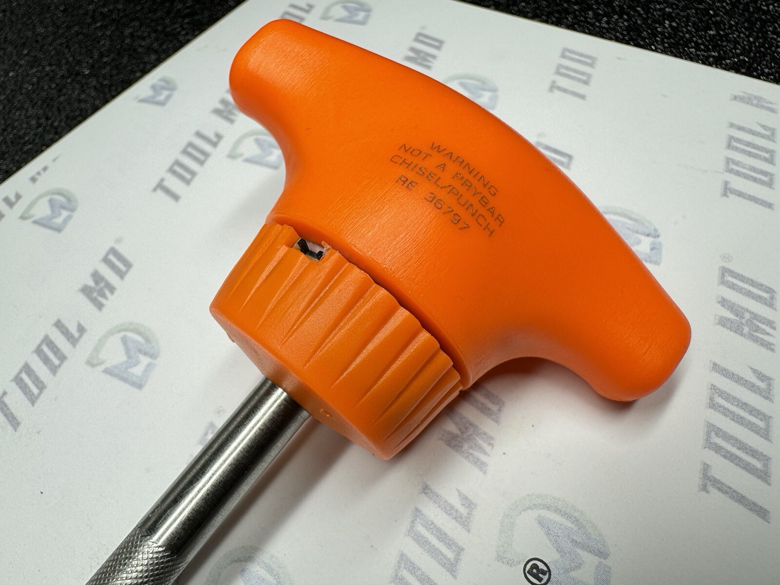 Snap-on Tools USA NEW ORANGE T-Handle Ratcheting Standard Screwdriver SSDMRT4