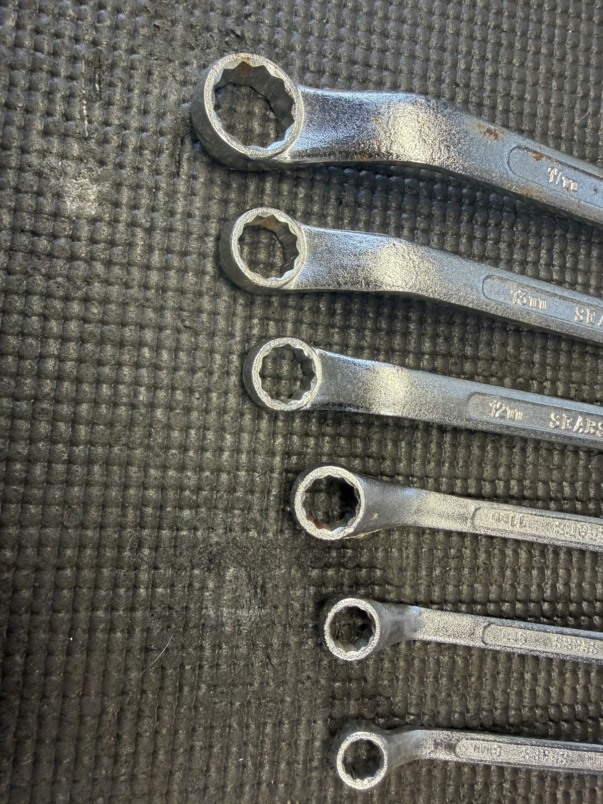 Vintage Sears Offset Metric Box Wrench 6 Piece Set