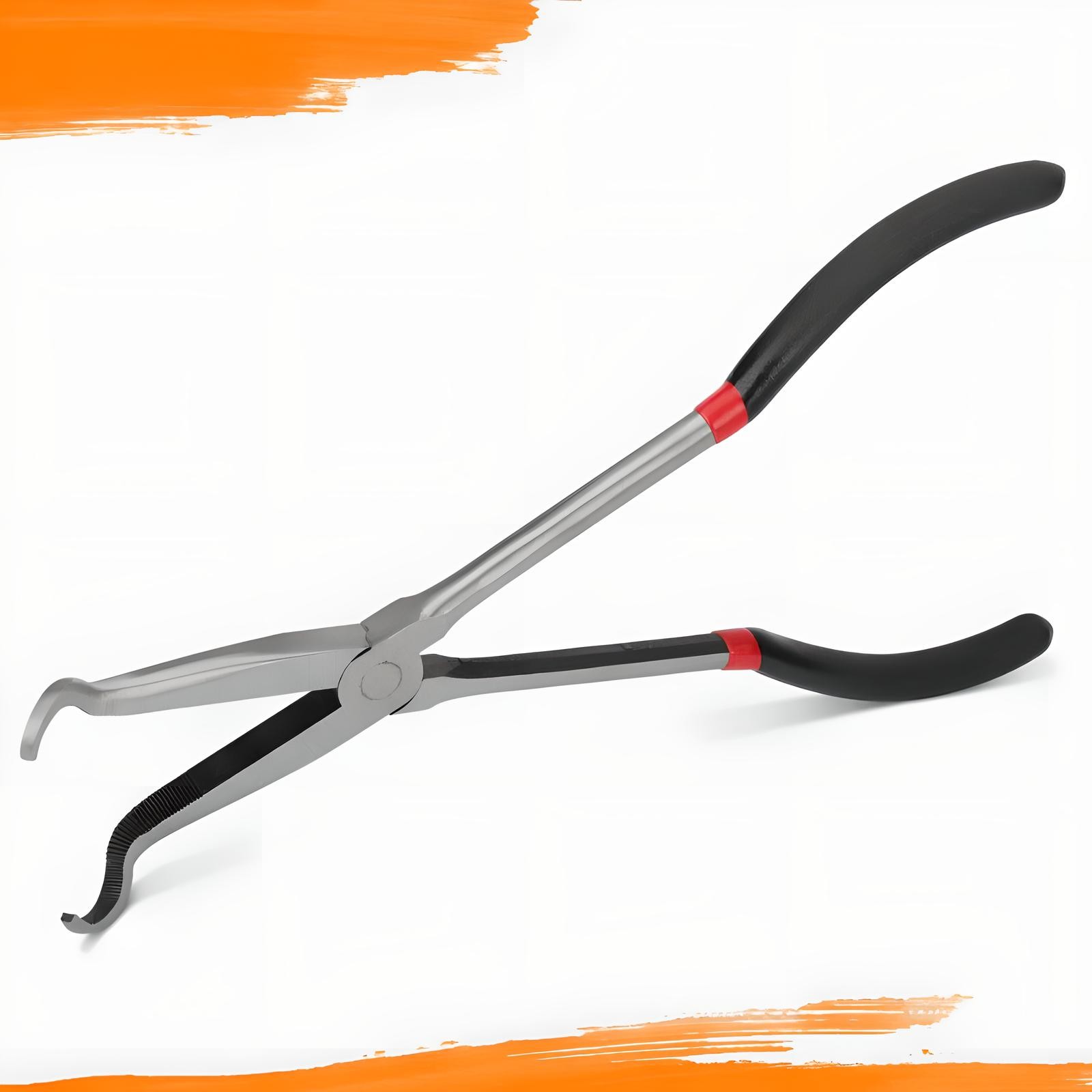 11in Electrical Disconnect Long Spark Plug Removal Pliers Fit For Car Connector