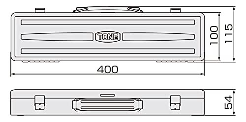 Tone Socket Wrench Set, 12.7mm (1/2″) Drive, 750MH, 17 Pieces, Silver
