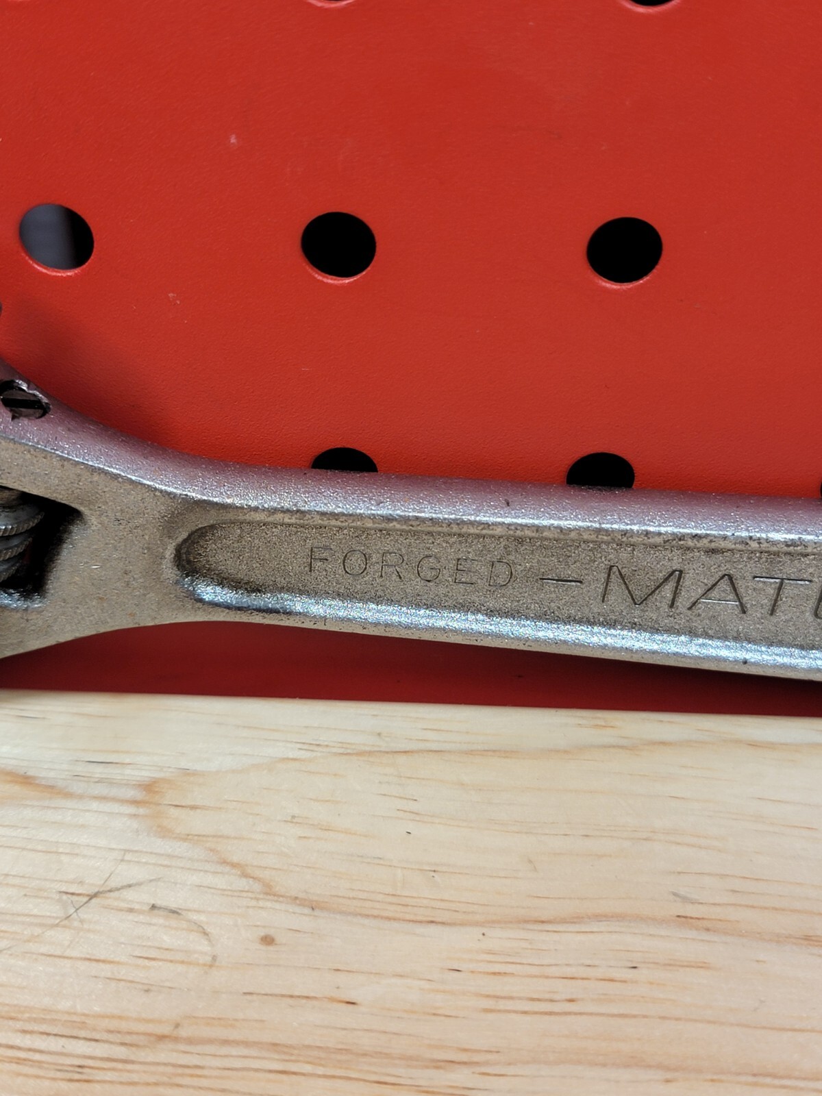 Matco Tools AJ8W 8″ Adjustable Wrench Made In USA