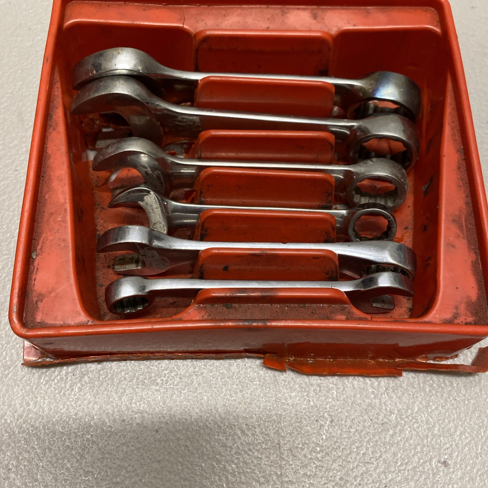 Snap On BUNDLE OXI706B 12 Pt 7/16″-3/4″ Midget Combination Wrench Set