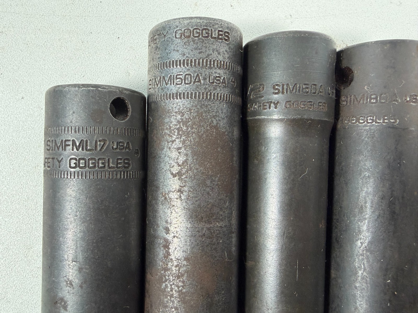 Lot of 8 Snap-On 6 Point Deep Socket Impact -Assorted Sizes See Item Specifics