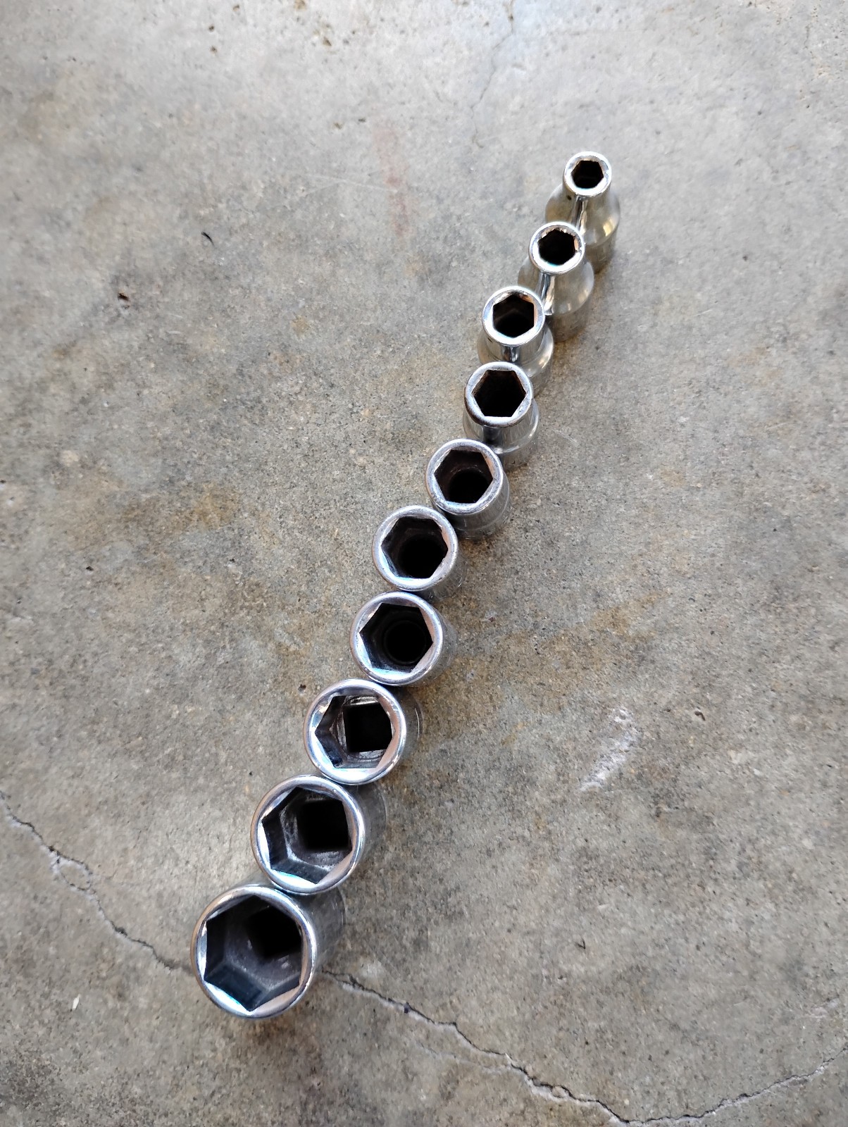 Craftsman 10pc. 1/4″ Socket Set 6pt 1/2″ – 5/32″ USA