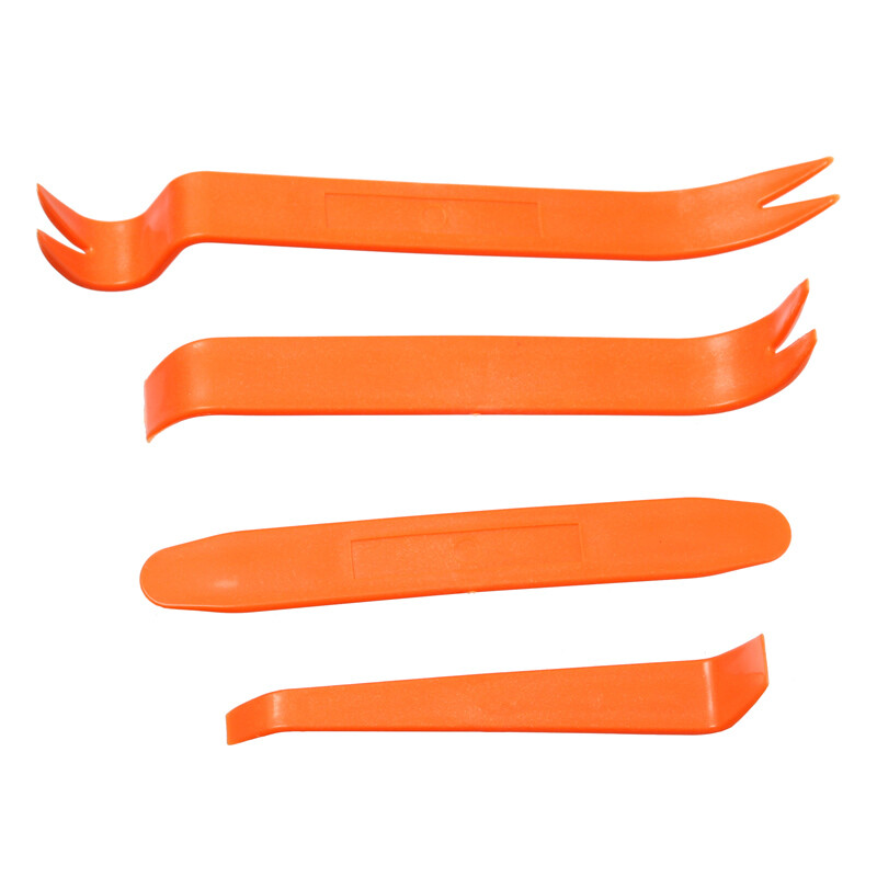 4PCs Car Door Trim Removal Tool Pry Panel Dash Radio Body Clip Installer Kit