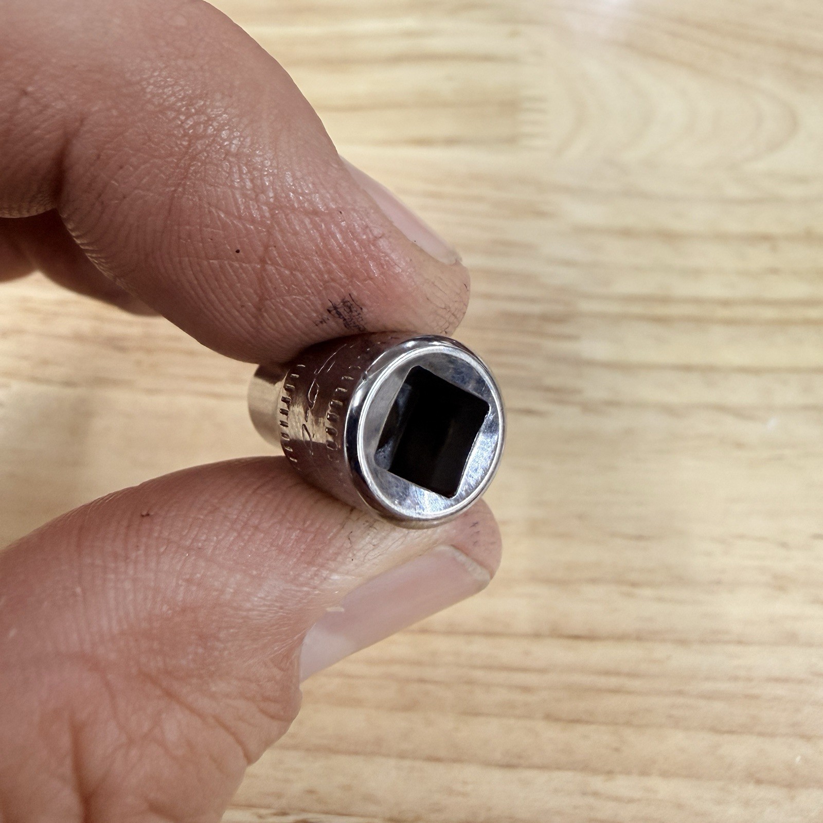 NEW NOS SNAP ON 6mm 1/4″ Drive 6 Point Shallow Chrome Socket TMM6 – Made in USA