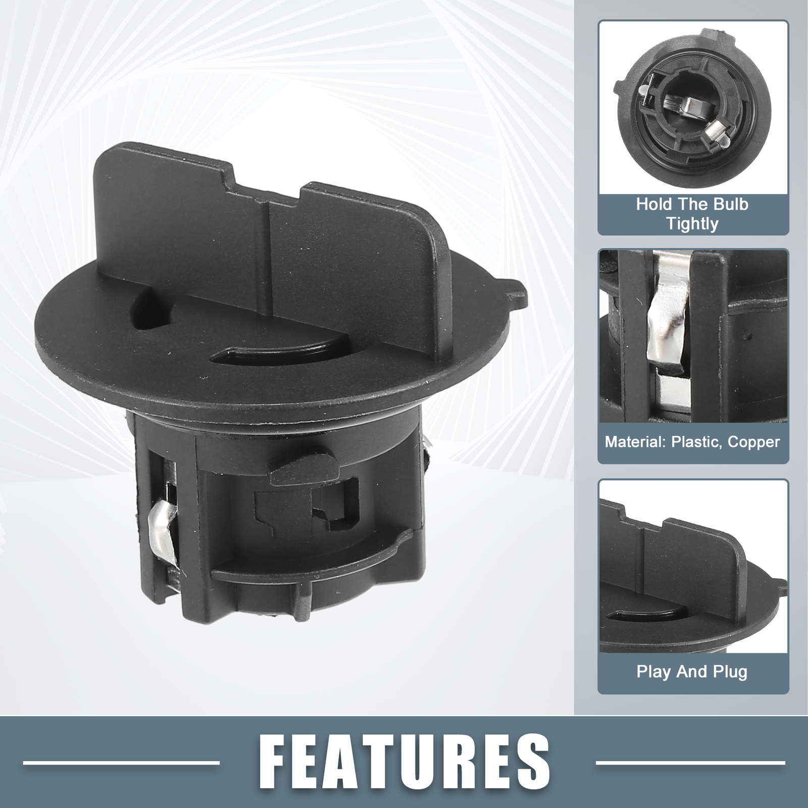 Front Turn Signal Light Lamp Bulb Sockets No.63117159571 Single Custom for BMW