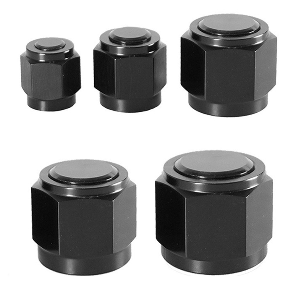Aluminum Flare Cap Block Off Fitting for Automotive and Industrial Use