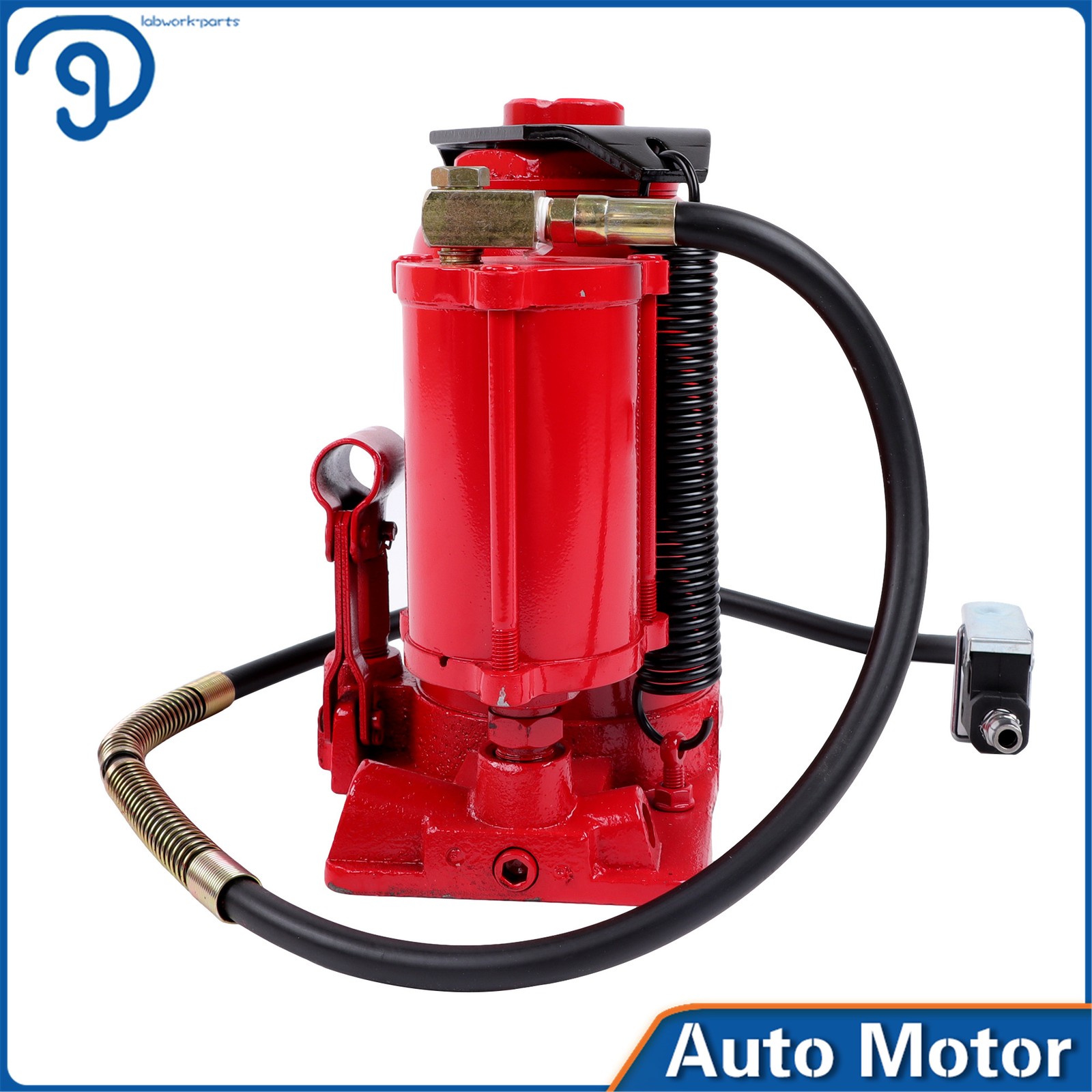 Air Hydraulic Bottle Jack 20 Ton/40,000 Lbs Welded Low Profile Pneumatic