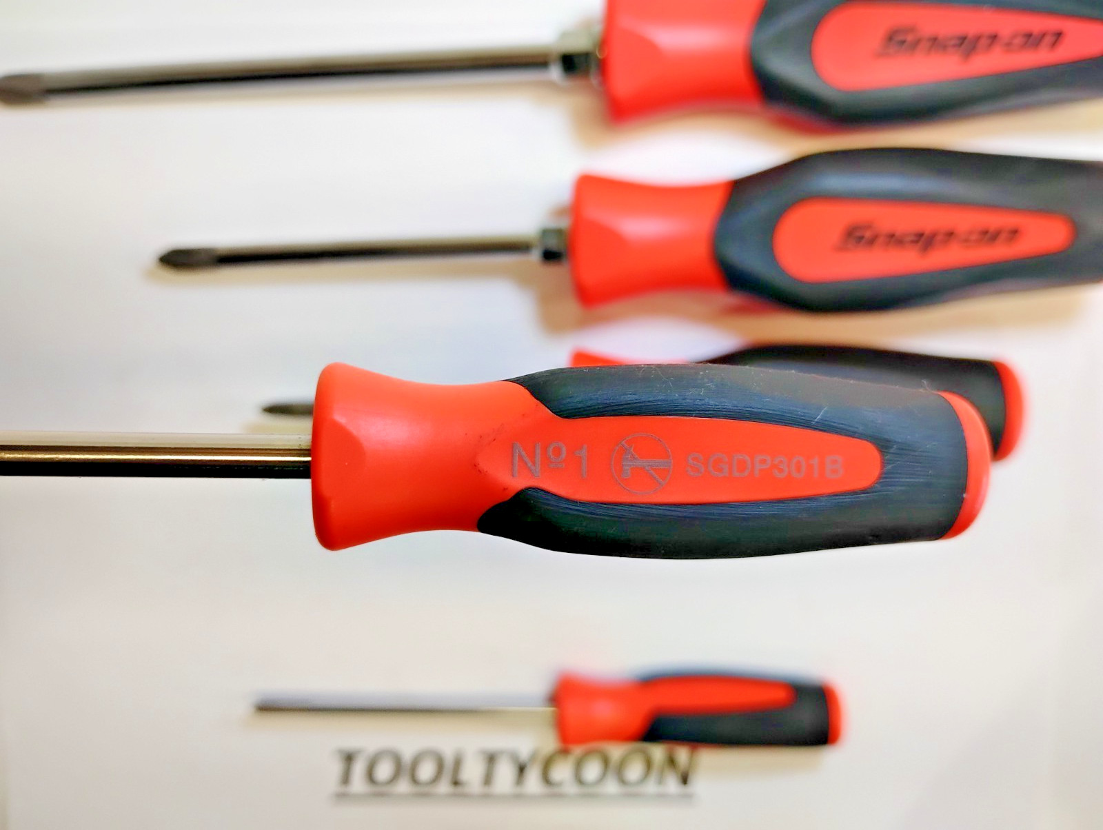 Snap-on Tools NEW 5pc ORANGE Soft Grip ALL PHILLIPS TIP Screwdriver Set SGDP50BO