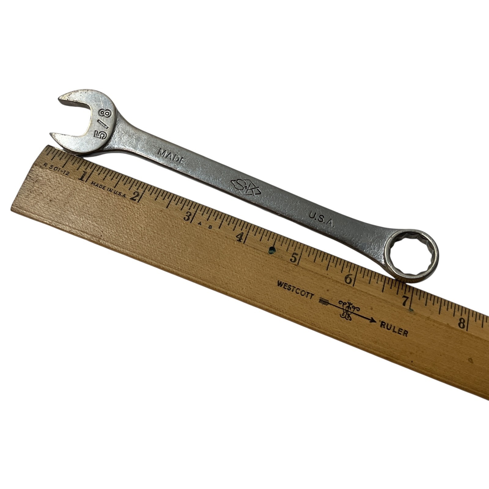 S-K Tools Combination Wrench 5/8″ 12 Point Diamond Logo Sold As Pictured Mech