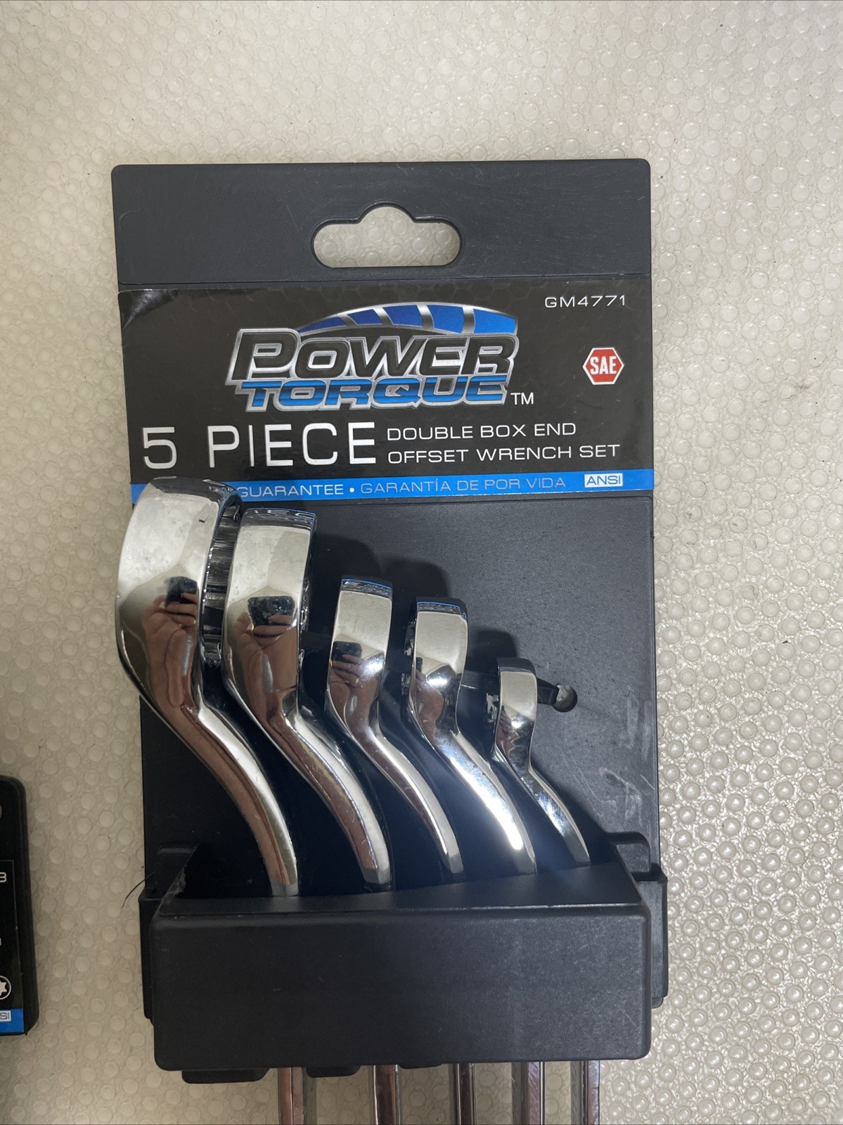 Power Torque 5pc Double Box & Offset Wrench Set 3/8″ to 16/16″ + SrewDriver