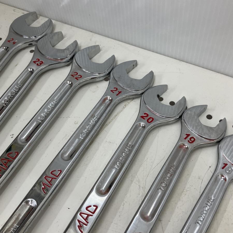 MAC TOOLS M7CL440 M24CL440 18pc Metric Combination Wrench Set Long Pattern 12 PT