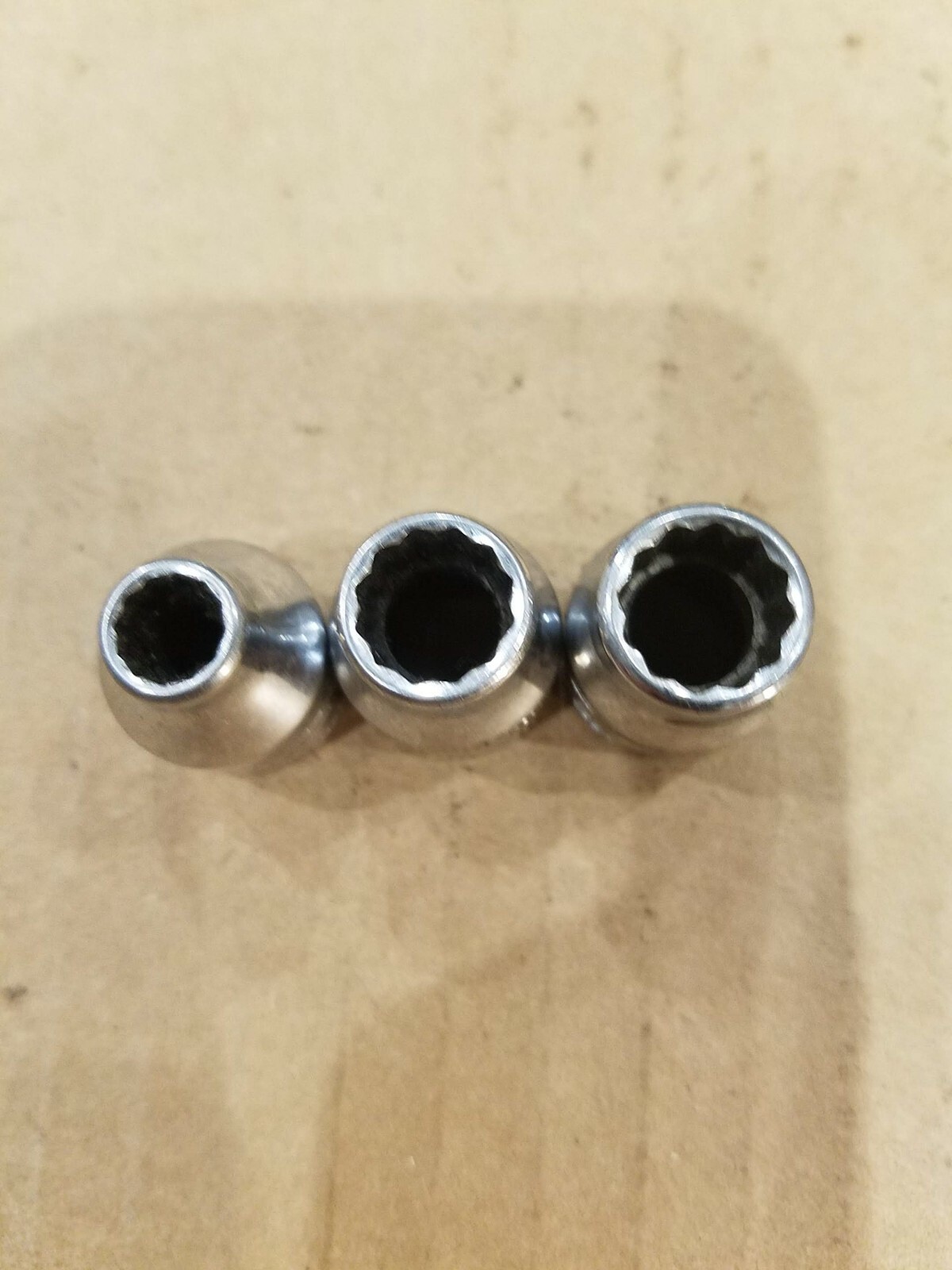 Snap-on F121 FM9 F081 3/8″ Drive 12-Point SAE 3/8″ 1/4″ 9 mm 3pcs