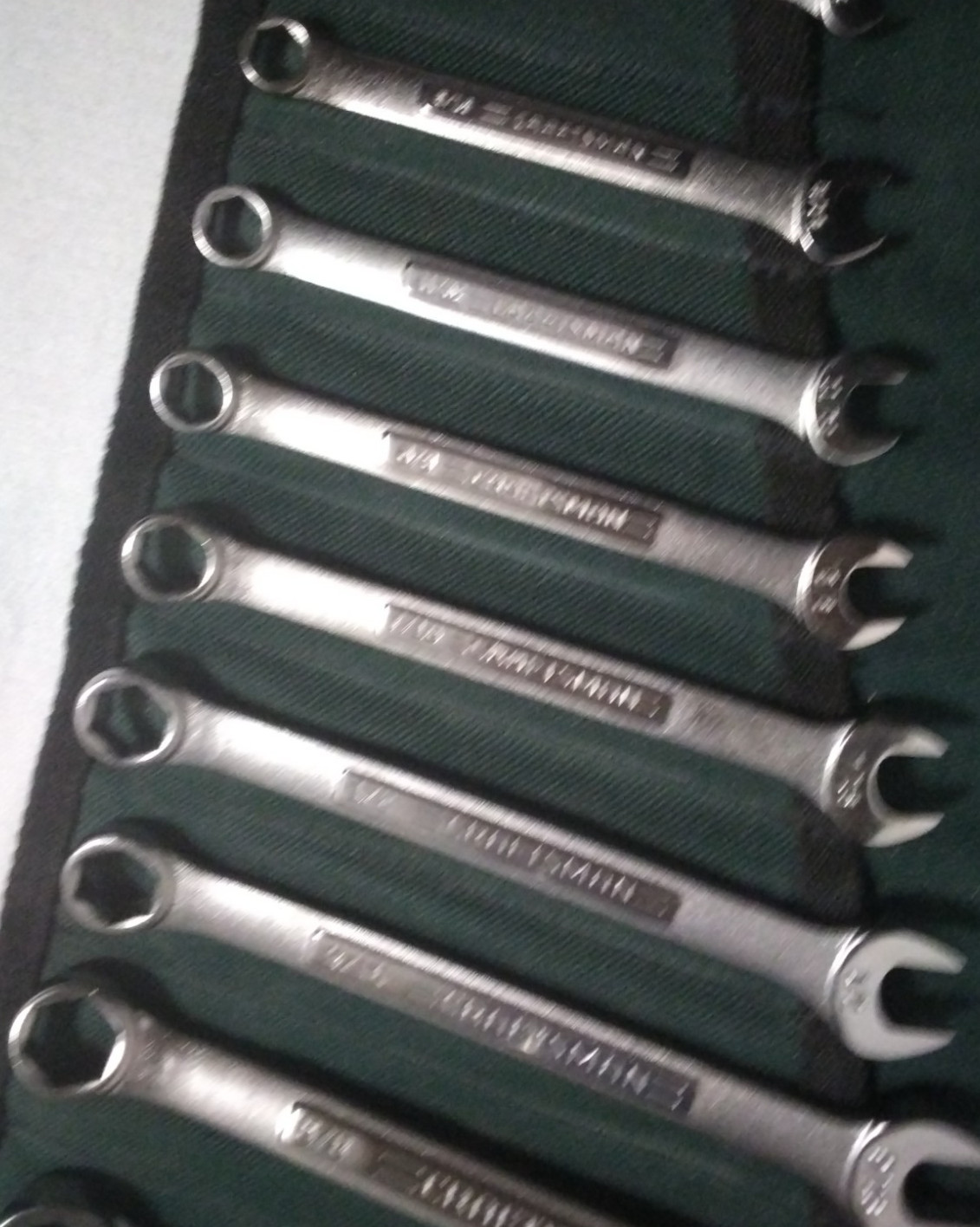 Craftsman 12pc SAE 6 PointCombination Wrench Set USA 1/4-7/8″