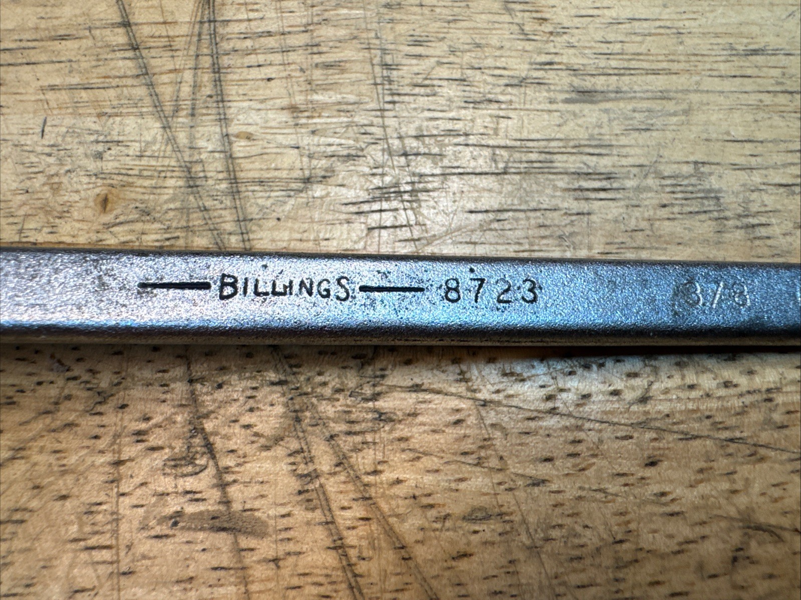 Billings Offset Box Wrench 7/16″ and 3/8″ 12 Point #8723 Made in USA Vintage