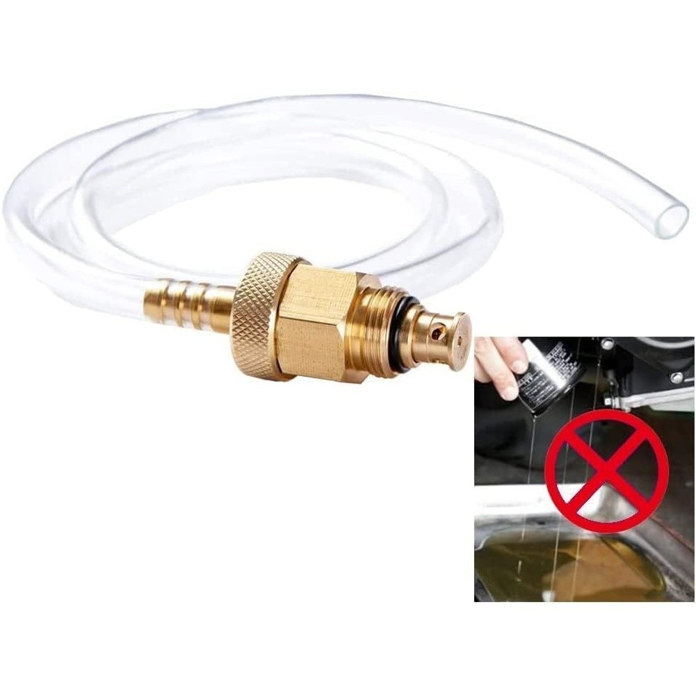 Oil Change Tool Kit with Oil Filter Wrench Drain Hose and Engine Oil Funnel