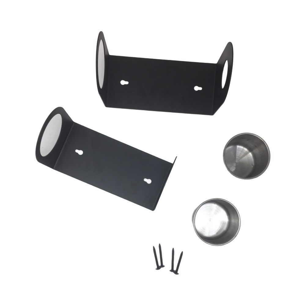 Heavy Duty Carbon Steel Funnel Holder Rack Set for Garage Workshop Organization