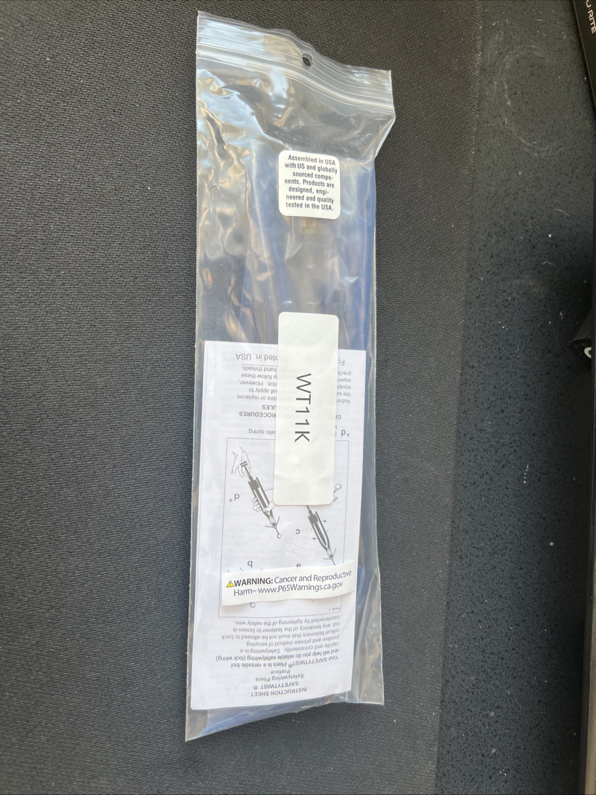 Blue Point Safety Wire Pliers WT11K Sealed Snap On Package Aircraft NEW🔥