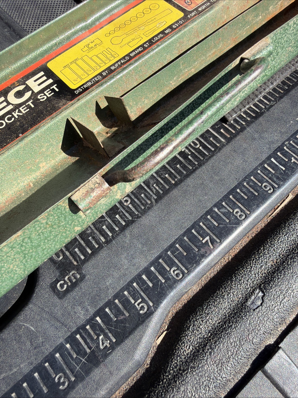 Buffalo Tools USA Case Only For Socket Set 4521 22pc SAE 16” Long Japan Made