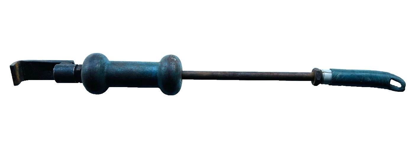 Vintage Heavy Duty Industrial Slide Hammer Approx. 27″ Long / 7.75 Lbs