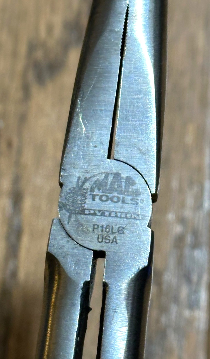 🇺🇸 MAC Tool 16 XL Long Reach Gripping Pliers Hose Tubing Serrated Large Python
